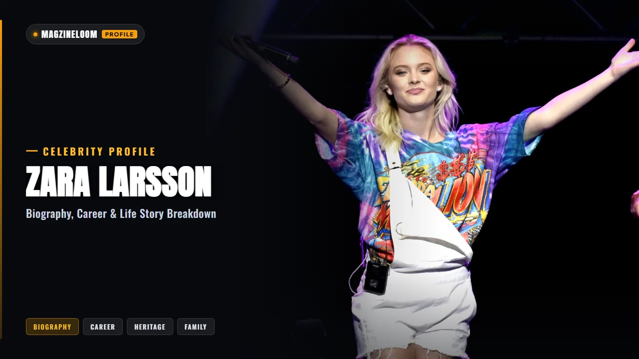 Zara Larsson Height
