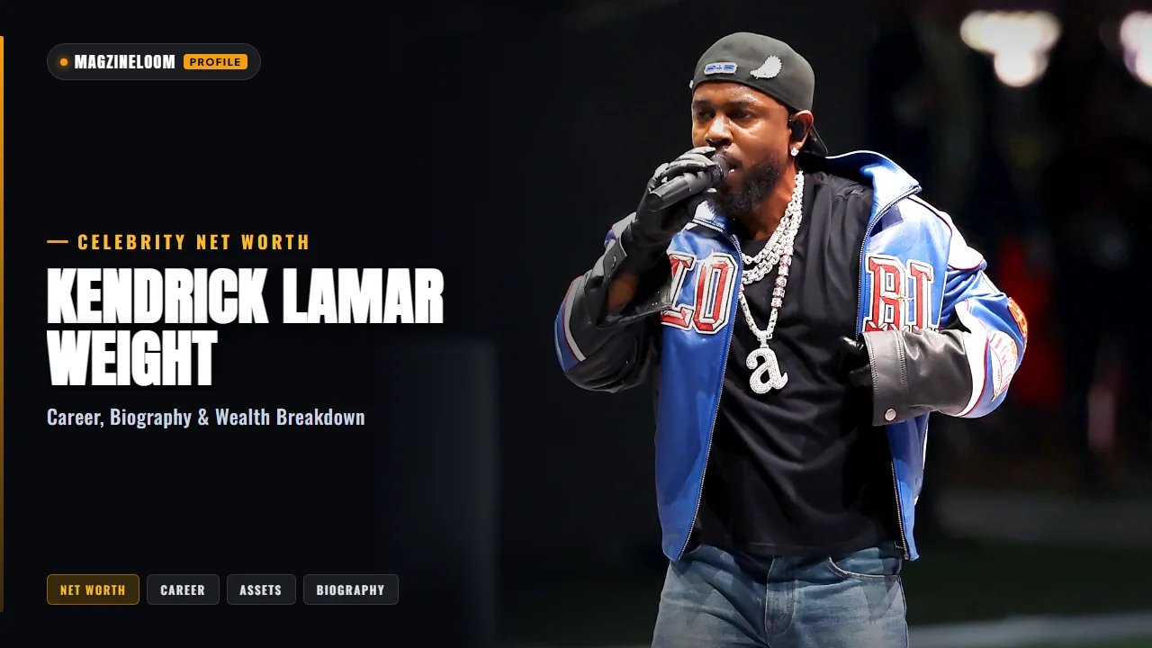 Kendrick Lamar Height Weight Age Family Bio Net Worth