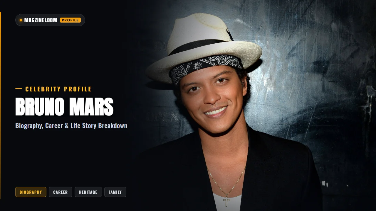 Bruno Mars Height