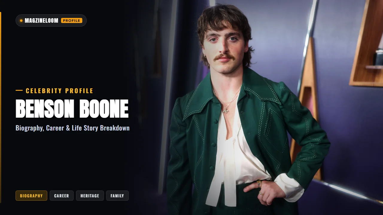 Benson Boone Height